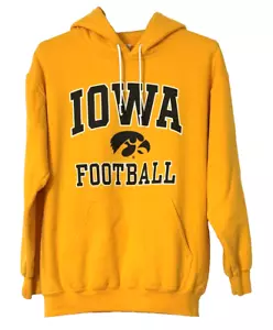 Gilden Herren Iowa Hawkeyes gelb Sweatshirt Hoodie mit Kängurutasche - Gr. M - Bild 1 von 6