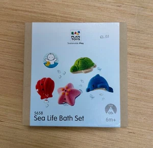 Plan Toys Sea Life Bath Set - Picture 1 of 1