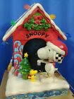 Jim Shore 2019 Merry And Bright - Snoopy By Dog House 6002771 Peanuts New