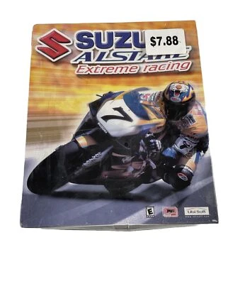 Vtg Suzuki Alstare Extreme Racing Pc Video Game Cd Rom 2000 Ubisoft Big Box - Image 1 of 4