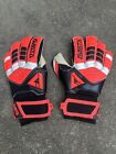 Aviata Size 9 Goalie Soccer Keeper Gloves Neon Vintage Black Pink Red