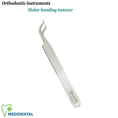 Instrumentos para Ortodoncia Pinzas para posicionar Brackets Bonding Fixation  - Imagen 1 de 3