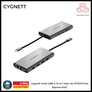 Cygnett Unite USB-C 12-in-1 Hub *AU STOCK*Free Express Post* - Picture 1 of 1