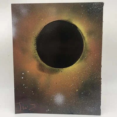 (Совершенно новый) пространства спрей краска искусства оригинальный Solar затмение 2024 - Изображение 1 из 4