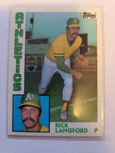 1984 topps RICK LANGFORD #629 NM   - Picture 1 of 1