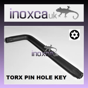 TORX PIN HOLE TX40 T40 ALLEN L SHAPE SECURITY KEY WITH HOLE FOR PIN 90 DEG - Picture 1 of 4