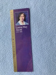 1991 American Women Celebration Bookmark Louisa May Alcott, Author Freline - Picture 1 of 2
