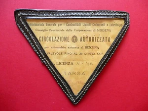 Autorisierte Umlaufmarke Benzinauto Modena 1943 Original - Bild 1 von 2