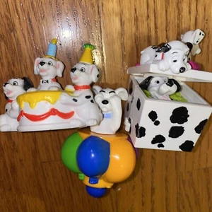 101 Dalmatians Balloon Top Spinner Cake Gift Box McDONALDS Happy Meal TOY 294 - Picture 1 of 11