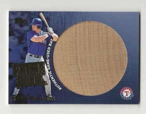2003 Topps Prime Cuts Pine Tar Relics #HB2 Hank Blalock Game Used Bat #28/50 - Bild 1 von 1