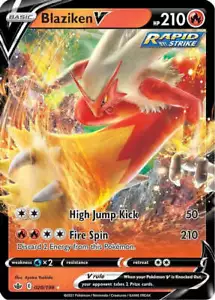 Pokemon Chilling Reign 020/198 - Blaziken V Ultra Rare - Picture 1 of 1