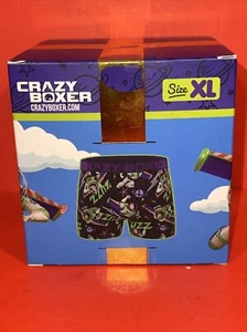 Disney Pixar Toy Story BUZZ LIGHTYEAR Crazy Boxer Briefs Men's Size XL 40-42 NIP - Picture 1 of 5