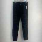 NWT USA J Brand Black Marbled Print Velvet Ankle Pants Womens Size 27