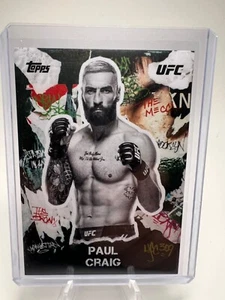 2024 Topps UFC NYC Paul Craig Graffiti Insert #GA-6 - Picture 1 of 2