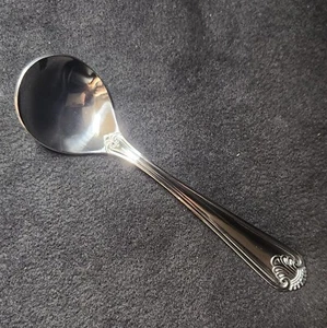 Walco Danish Pride 5445 runde Schüssel Sahne Suppenlöffel Edelstahl Porzellan NEU  - Bild 1 von 1