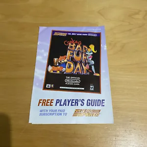N64 Nintendo 64 Power Box Insert Free Players Guide Offer Conker's Bad Fur Day - Picture 1 of 4