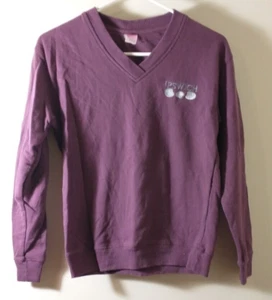 LAT Purple Ipswitch with Sea Shells Sweatshirt Women's Size Small - Picture 1 of 4