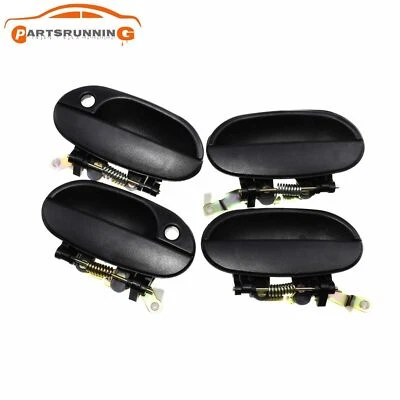 Manija de puerta exterior delantera trasera izquierda derecha 4 piezas para Hyundai Accent 1995-1999 Foto 1 de 4