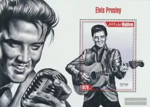 Maldivas bloque 654 (completa. edición.) nuevo con goma original 2013 elvis pres - Imagen 1 de 1