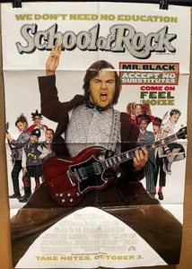 SCHOOL OF ROCK! '03 JACK BLACK KULT MUSICAL ORIGINAL U.S. OS FILMPLAKAT! - Bild 1 von 1