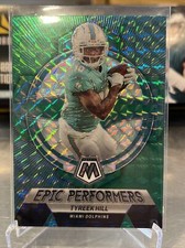 🔥🔥🔥Tyreek Hill Epic Performers Green Prizm 2023 Mosaic Card Miami Dolphins