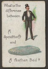 LAMBERT & BUTLER-CONUNDRUMS 1901 (BLUE BACK)-#34- SCARCE CARD!! 