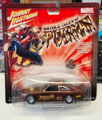 Johnny Lightning Marvel Untold Tales Of Spiderman 1:43 '97 福特金牛座库存汽车 — 第 1/3 张图片