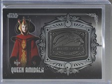 2013 Topps Star Wars Galactic Files Series 2 Medallion Relics Padme Amidala 1j8