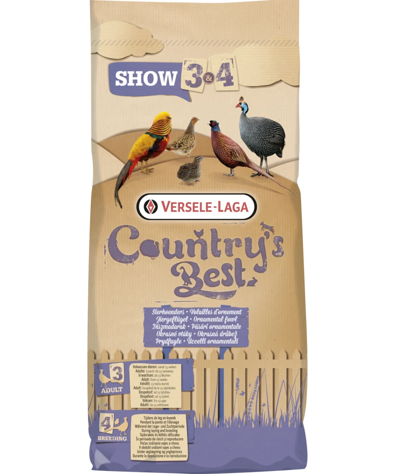 VERSELE-LAGA Versele Laga Country’s Best Show 3 Pellet - 5kg game birds quails pheasants etc