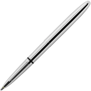 Fisher Space Pen Bullet PR4 Black Ink / Medium Point Cartridge Chrome 841114 - Picture 1 of 2