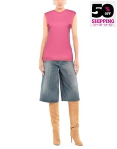 RRP€249 TELA Pullover Jumper Size S Cashmere Blend Sleeveless Made in Italy - Picture 1 of 6