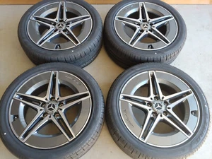 Original Mercedes C-Klasse W206 S206 AMG 18 Zoll Sommerreifen A2064011700 Felgen - Bild 1 von 9