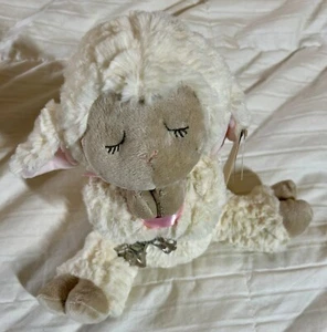 Ganz 11” Serenity Lamb Plush w/ Metal Cross Catholic Christening or Baptism - Picture 1 of 7
