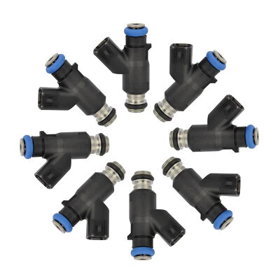8X Fuel Injectors for 2009 2010 Chevrolet Avalanche Express GMC Sierra Isuzu NPR - Imagem 1 de 4