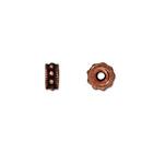 TierraCast - (8) Antiqued Copper Plated Spacer Beads - 6mm Round Rococo