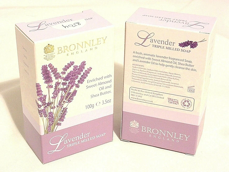 BRONNLEY INGLATERRA LAVANDA CON ACEITE DE ALMENDRAS DULCES Y MANTECA DE KARITÉ 100g #8504 Foto 1 de 1
