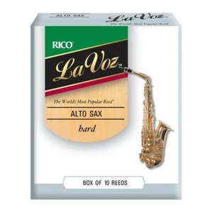 D'addario Woodwinds Rico La Voz Alto Sax Reeds, Hard, 10-pack  RJC10HD 10-Reeds - Picture 1 of 1