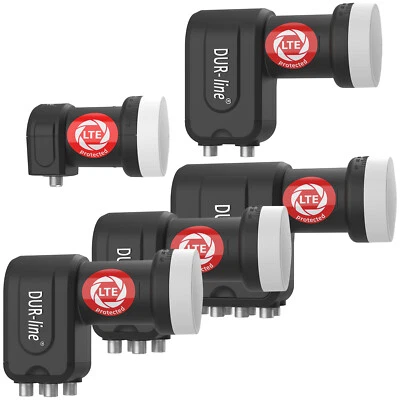 DUR-line +Ultra - LNB 1-8 Teilnehmer schwarz - mit LTE-Filter [ Test SEHR GUT *] - Bild 1 von 3