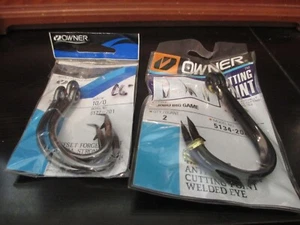 OWNER 5134-2082 JOBU™ Big Game 10/0 Hooks &PACK OF 3  5127-201 NEEDLE POINT - Picture 1 of 1
