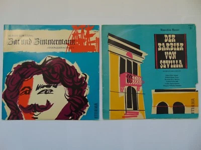 2 EP Eterna DDR, Lortzing, Zar und Zimmermann & Rossini, Barbier v. Sevilla - Bild 1 von 4