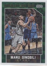 2015-16 Panini NBA Hoops Green Manu Ginobili #64 HOF