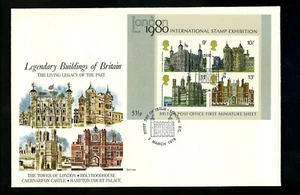 Postal History Great Britain #834a FDC British Buildings Architecture 1978 - Picture 1 of 2