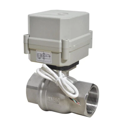 DN32 Two Way 1 1/4 Inch AC110~230V SS304 Motorized Ball Valve,With indicator - Image 1 of 4