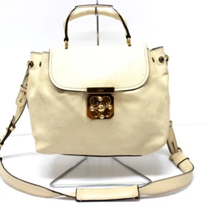CHLOE Leder Elsie Handtasche mit Riemen hellbeige - Bild 1 von 12