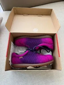 Scarpe da ginnastica Camper viola rosa lana nuove con scatola taglia donna 36 eur 6 US 3 UK - Foto 1 di 12