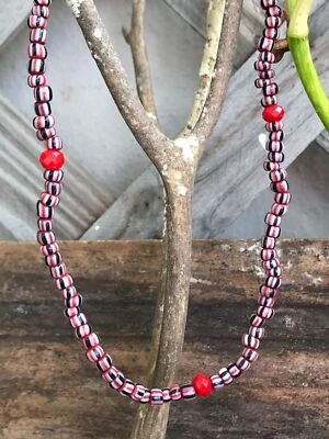 Collar Oya Orisha Eleke Santería Religión Yoruba Ifa Lukumi Oya Collar Foto 1 de 4