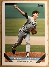 1993 Topps Donn Pall Baseball Card #707 White Sox Low-Grade Bad Corners & Edges