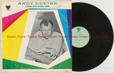 Viking 800 1964 Spoken Word ANDY DEVINE Tales Of The Golden West VG+/VG+  J~VG-