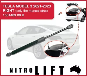1 X RIGHT tailgate Lift gas strut for TESLA MODEL 3 year 2021-2023 - Picture 1 of 4