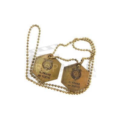 BATTLESTAR GALACTICA Harvy Frand Dogtags Pantalla Usado Original TV Prop (103-532) Foto 1 de 3